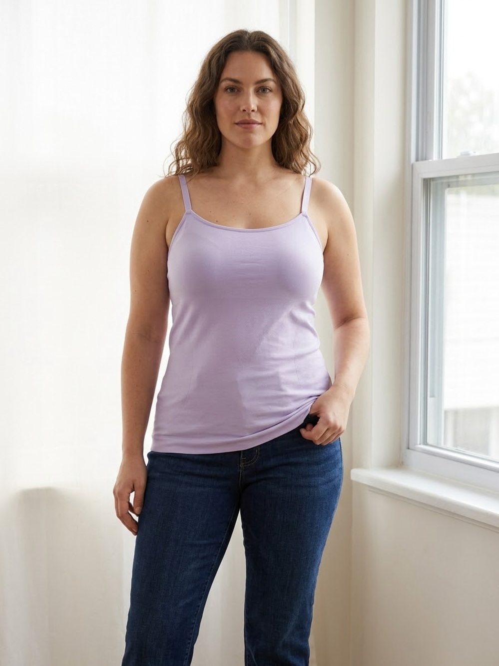 Shapermint Lavender Spaghetti Strap Camisole